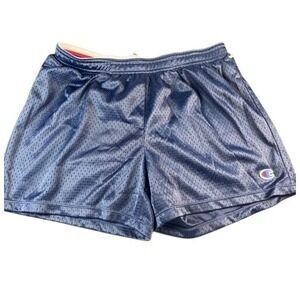 Champion Authentic Athleticwear Mesh Shorts Navy Blue Gym‎ Workout Womens XS